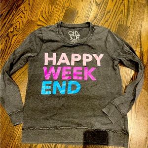 Chaser grey sweatshirt xs